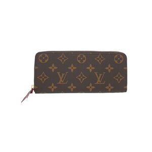 Louis Vuitton Monogram Portefeuille Wallet Clemence Round Zip Long